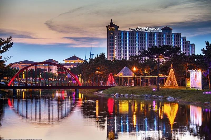 那香海景區的亱晚--流光溢綵 美輪美奐(huan)